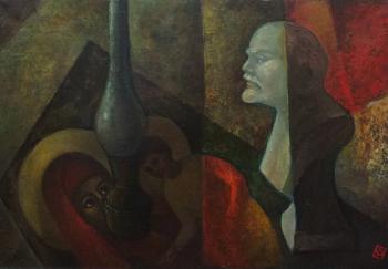 Still life with the kerosine lamp. Karpov Evgeniy