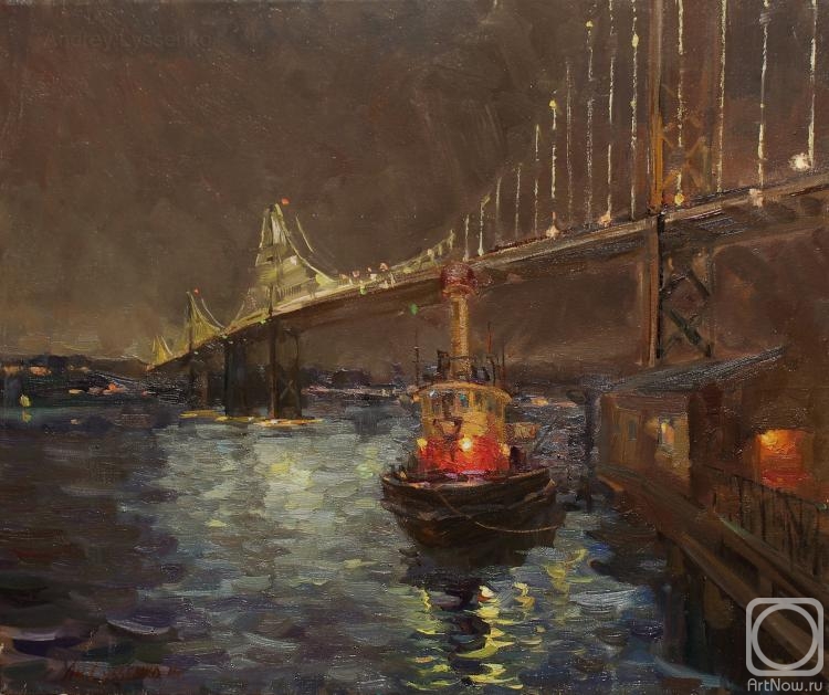 Lyssenko Andrey. Quiet night at San-Francisco seafront