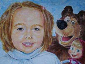children's portrait. Nesteroff Andrey
