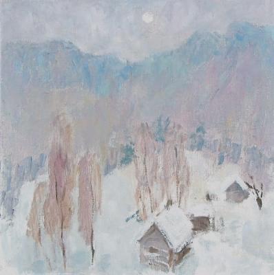 Winter in the mountains (1). Yevstratova Lyubov