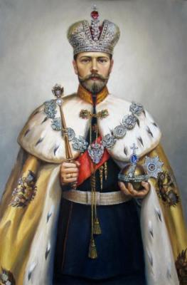 Portrait of Nicholas II (interpretation). Rodionov Igor