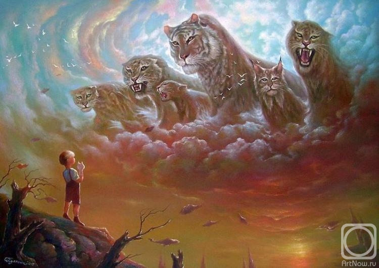 Kulagin Oleg. Heavenly cats