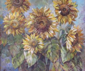 Lushevskiy Andrey Pavlovich. Sunflowers
