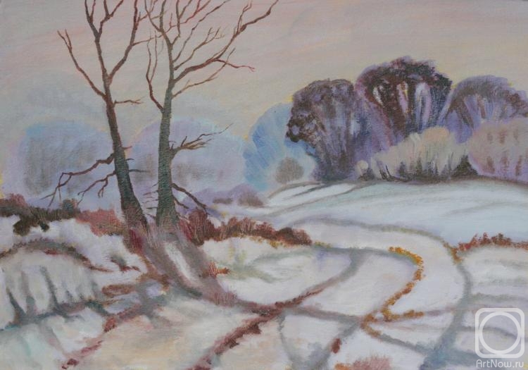 Klenov Andrei. Snowy landscape
