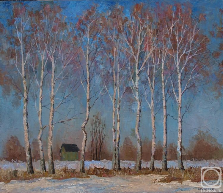 Chernyy Alexandr. Country house among the birches