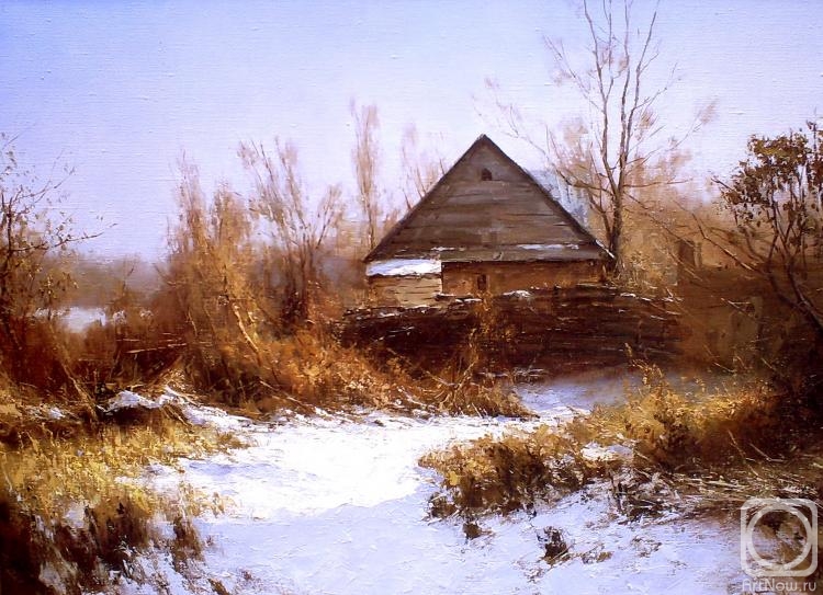Pryadko Yuriy. Little house. Winter Morning