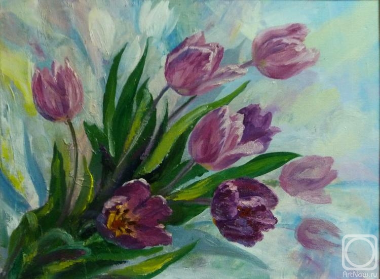 Kirichenko (Sorel) Natalia. Lilac tulips