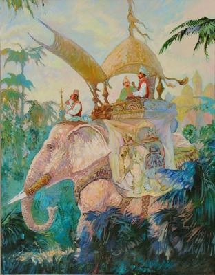Elephant Ride. Hromyko Alexandr