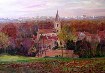 The Church Notre-Dame at Jouy le Moutier. France (Oise). Loukianov Victor