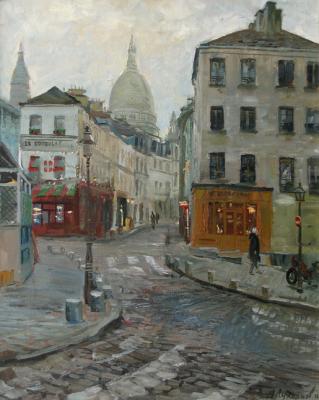 Monmartre in December. Loukianov Victor