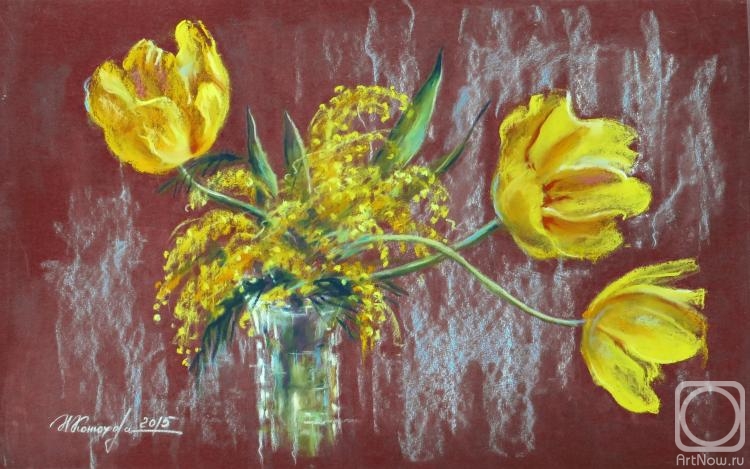 Konyuhova Natalia. Yellow tulips