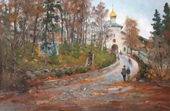 The road to the temple. Alexandrovsky Alexander