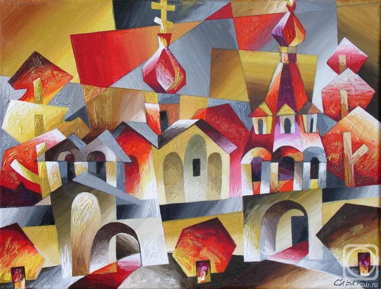 Saratov Andrey. Red landscape