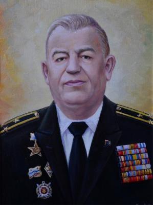 portrait men male portrait (Painted Portrait). Bakaeva Yulia