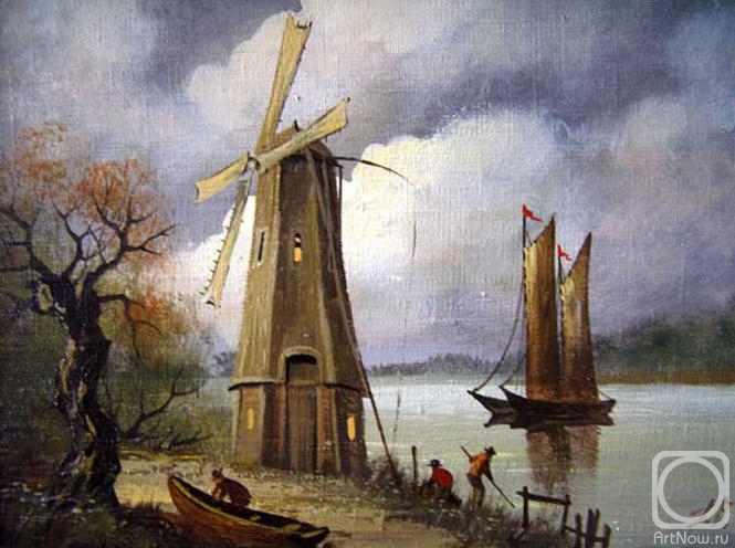 Gerasimov Vladimir. Western European landscape. Autumn efforts 2