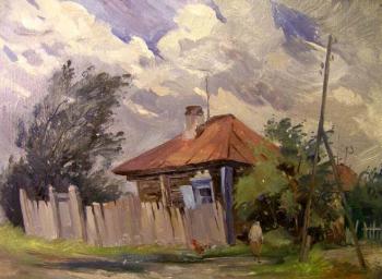 Village sketches (etude). Gerasimov Vladimir