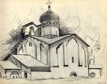 Pskov, sketch 7. Gerasimov Vladimir