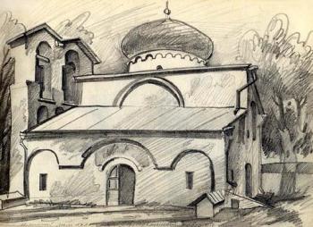 Pskov, sketch 18. Gerasimov Vladimir