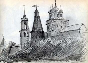 Pskov, sketch 19. Gerasimov Vladimir