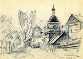 Optina Pustyn, sketches 15. Gerasimov Vladimir