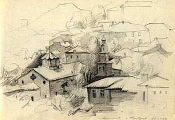 Bulgarian sketches 1. Plovdiv. Gerasimov Vladimir