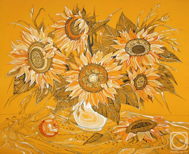 Sakutina Natalia. Sunflowers