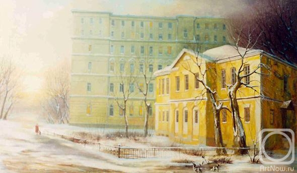 Gerasimov Vladimir. Moscow, court yard in Tsvetnoy Boulevard