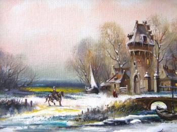 Romantic landscape 67. Gerasimov Vladimir