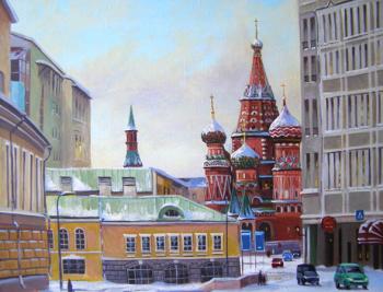 Moscow. On Ordynke Street... (St. Basil's Cathedral on Red Square). Gerasimov Vladimir