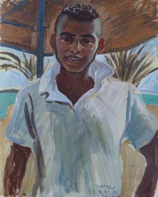 Makarone from Hurghada, from nature (Arab Portrait). Dobrovolskaya Gayane