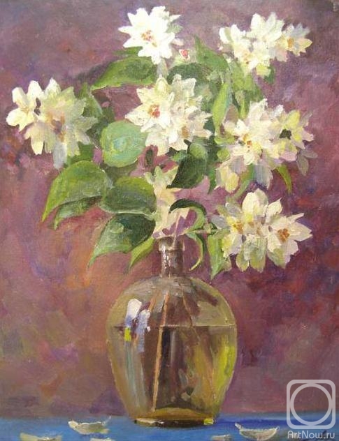 Gerasimov Vladimir. Summer bouquet (Jasmine blossoms!)