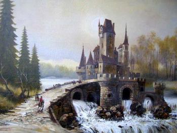 Romantic landscape 129. Gerasimov Vladimir
