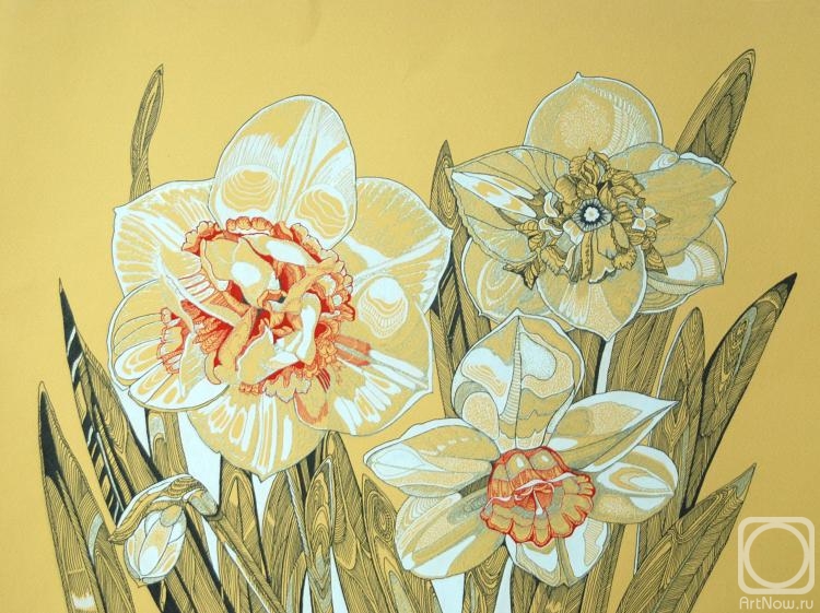 Sakutina Natalia. Daffodils 2