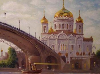 Moscow. Rozhestva Christoff (Christ Christ Redeemer's) temple. Gerasimov Vladimir