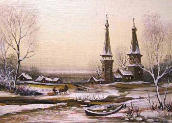 Winter landscape 2. Gerasimov Vladimir