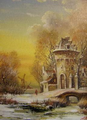 romantic landscape 108. Gerasimov Vladimir