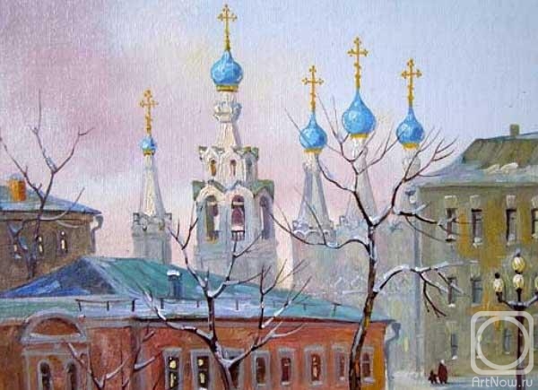 Gerasimov Vladimir. Moscow. Street Small Dmitrovka (view from the window)