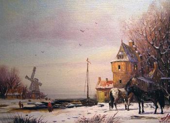 Romantic landscape 76. Gerasimov Vladimir