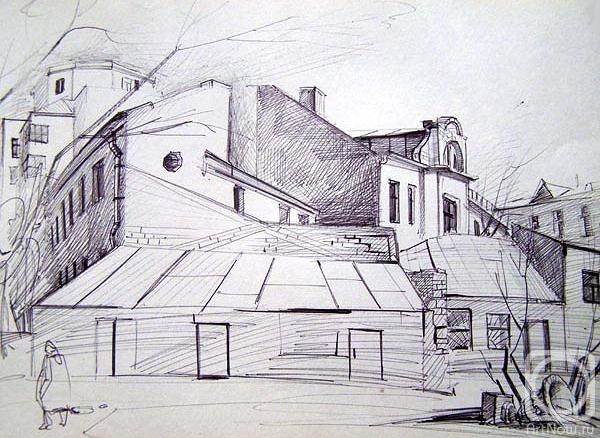 Gerasimov Vladimir. Moscow sketches 41
