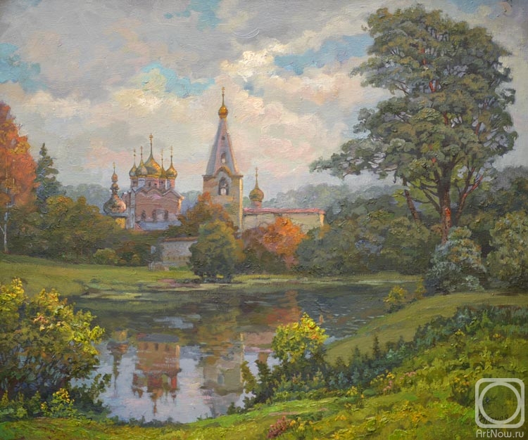 Panov Eduard. Temple by the pond
