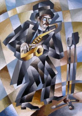 Saxophonist. Saratov Andrey