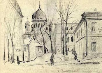 Moscow sketches 10. Gerasimov Vladimir