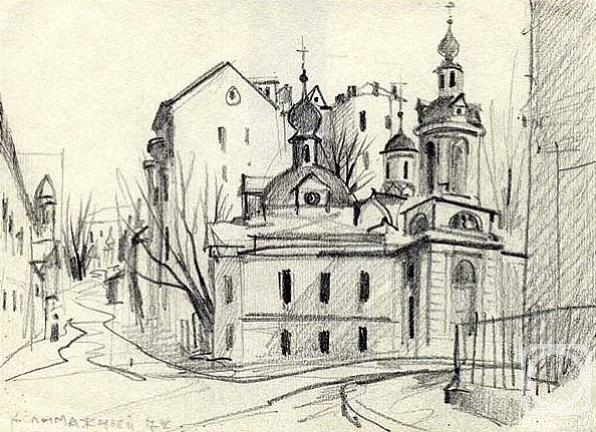 Gerasimov Vladimir. Moscow sketches 9