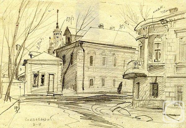 Gerasimov Vladimir. Moscow sketches 7
