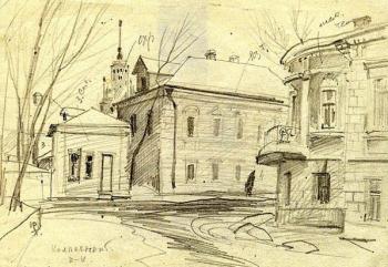 Moscow sketches 7. Gerasimov Vladimir