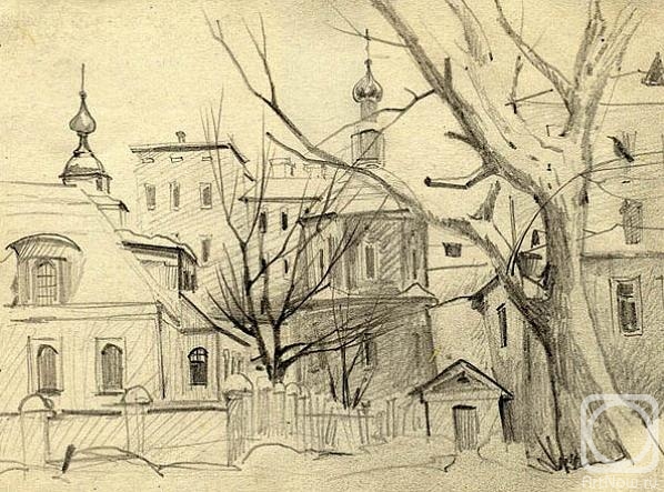 Gerasimov Vladimir. Moscow sketches 3