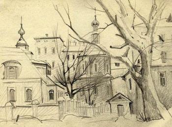 Moscow sketches 3. Gerasimov Vladimir