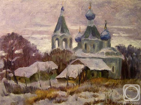 Gerasimov Vladimir. The city of Dmitrov (old etude)