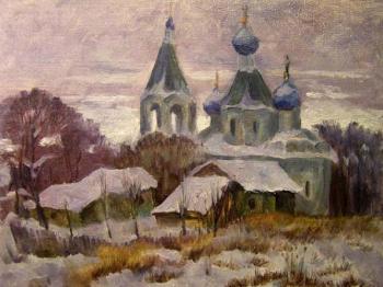 The city of Dmitrov (old etude) (The Etude). Gerasimov Vladimir
