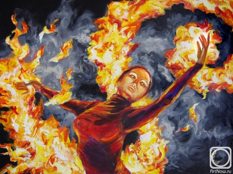 Ledniova Varvara. Dancing with Fire